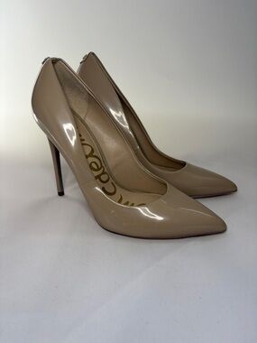 Sam Edelman Women's Danna Pointed Toe High-Heel Patent Leather Pumps Size 7.5
